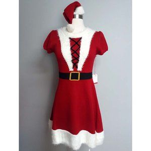 New Mrs Santa Claus Ugly Sweater Dress Cosplay